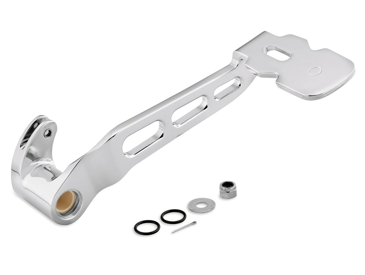 Harley-Davidson Billet-Style Rear Brake Lever, Chrome, Standard Length 41600082