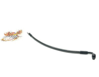 Harley-Davidson Diamond-Black Modular Brake Line Kit, 12.8-Inch, 90° 41800907