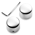 Harley-Davidson Front Axle Nut Covers, Chrome, Pair 43062-04