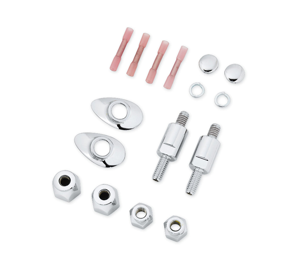 Harley-Davidson Softail Rear Turn Signal Relocation Kit, Chrome 53959-06