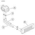 Harley-Davidson oil cooler hose kit 62899-03B — factory reference diagram