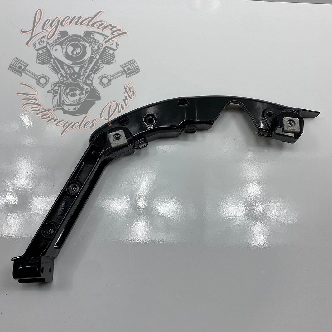 Reference photograph of used example: Harley-Davidson Right Saddlebag Support, Black 90201319