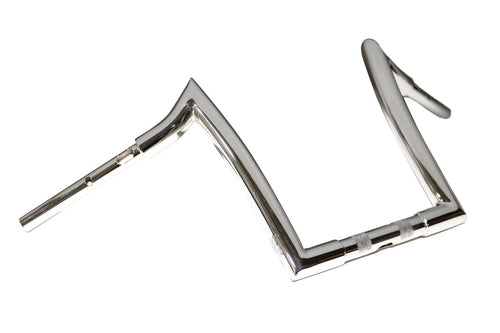 Factory 47 R Series Meathook Handlebars, 12-Inch Rise, Chrome hb1845012c
